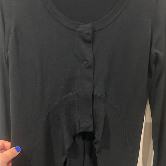 Twik Black Button-Down Women's Shirt - Picture 2 of 5